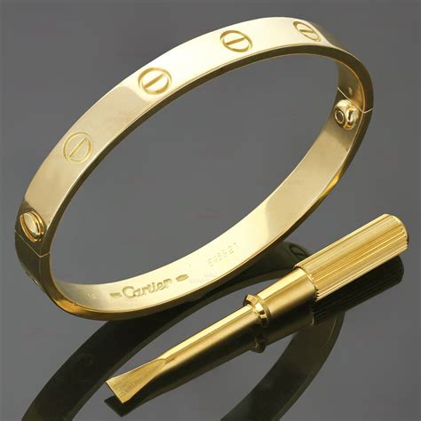 cartier love bracelet screwdriver material|cartier love bracelet locking mechanism.